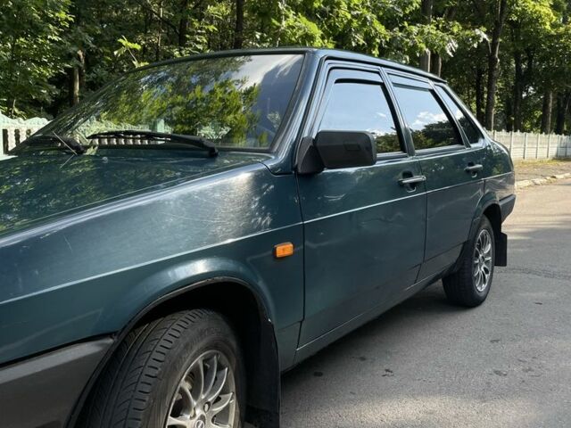 Зеленый ВАЗ 21099, объемом двигателя 1.5 л и пробегом 108 тыс. км за 1750 $, фото 1 на Automoto.ua