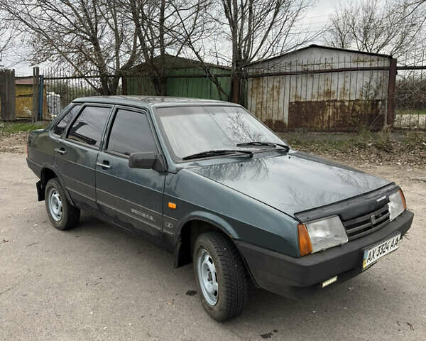 Зеленый ВАЗ 21099, объемом двигателя 1.5 л и пробегом 185 тыс. км за 1250 $, фото 3 на Automoto.ua