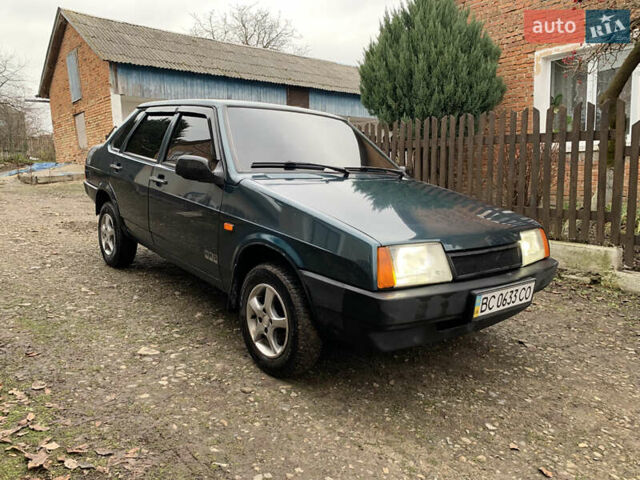 Зеленый ВАЗ 21099, объемом двигателя 1.6 л и пробегом 155 тыс. км за 1950 $, фото 4 на Automoto.ua