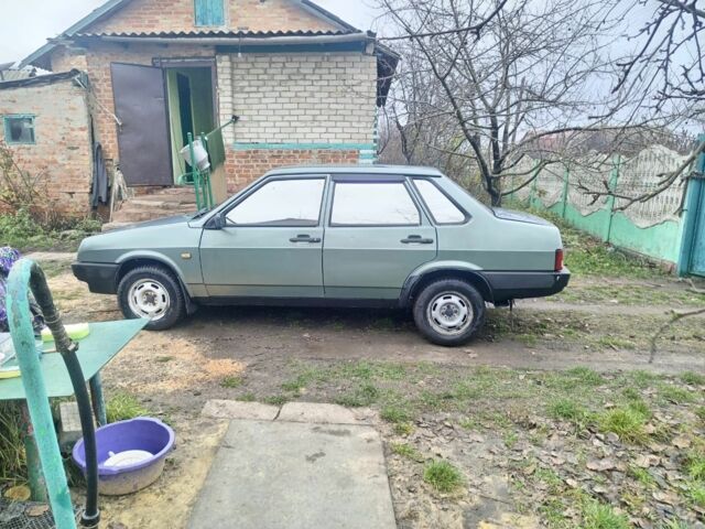 Зелений ВАЗ 21099, об'ємом двигуна 1.5 л та пробігом 287 тис. км за 1850 $, фото 1 на Automoto.ua