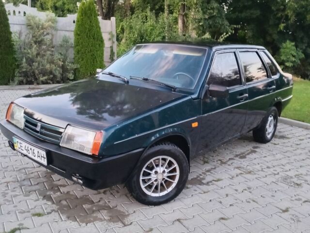 Зеленый ВАЗ 21099, объемом двигателя 1.6 л и пробегом 160 тыс. км за 1350 $, фото 1 на Automoto.ua