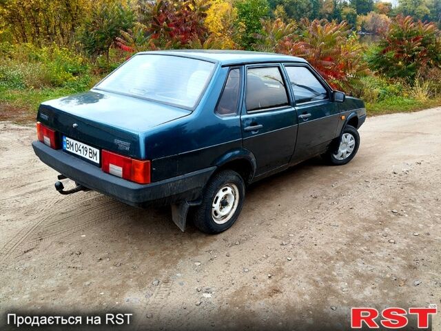 Зеленый ВАЗ 21099, объемом двигателя 1.5 л и пробегом 240 тыс. км за 800 $, фото 3 на Automoto.ua