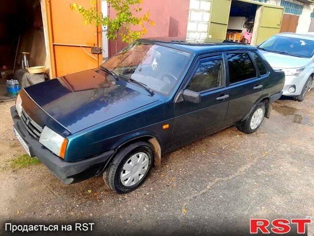 Зеленый ВАЗ 21099, объемом двигателя 1.5 л и пробегом 139 тыс. км за 1600 $, фото 1 на Automoto.ua