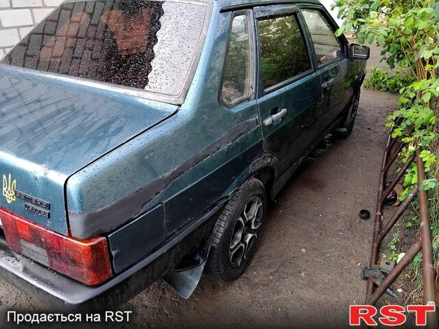 Зелений ВАЗ 21099, об'ємом двигуна 1.5 л та пробігом 245 тис. км за 1100 $, фото 4 на Automoto.ua