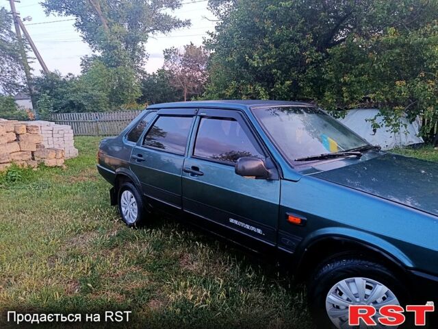 Зеленый ВАЗ 21099, объемом двигателя 1.5 л и пробегом 159 тыс. км за 2100 $, фото 10 на Automoto.ua