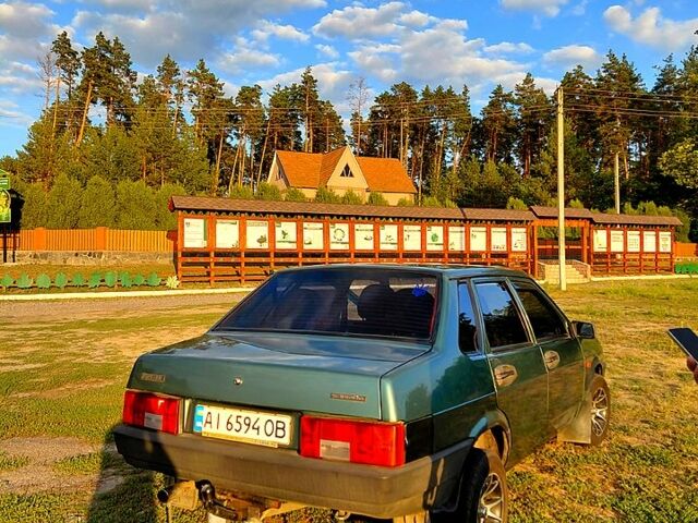 Зеленый ВАЗ 21099, объемом двигателя 1.5 л и пробегом 139 тыс. км за 2100 $, фото 1 на Automoto.ua