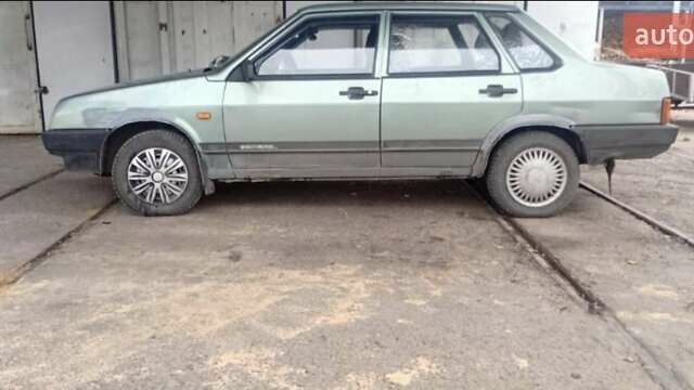 Зеленый ВАЗ 21099, объемом двигателя 1.5 л и пробегом 198 тыс. км за 987 $, фото 1 на Automoto.ua