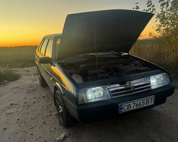 Зеленый ВАЗ 21099, объемом двигателя 1.6 л и пробегом 325 тыс. км за 1700 $, фото 10 на Automoto.ua