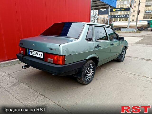 Зеленый ВАЗ 21099, объемом двигателя 1.5 л и пробегом 116 тыс. км за 1399 $, фото 2 на Automoto.ua