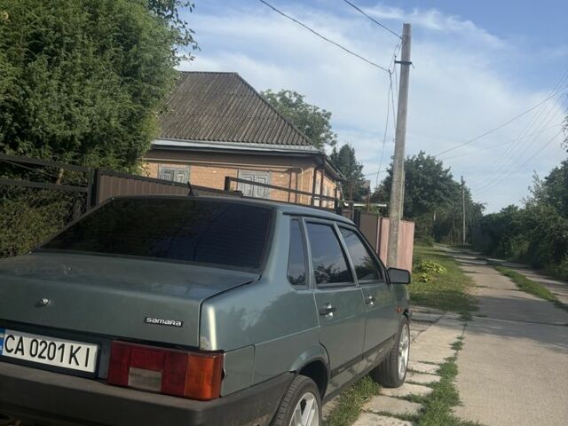 Зеленый ВАЗ 21099, объемом двигателя 1.5 л и пробегом 194 тыс. км за 2200 $, фото 2 на Automoto.ua