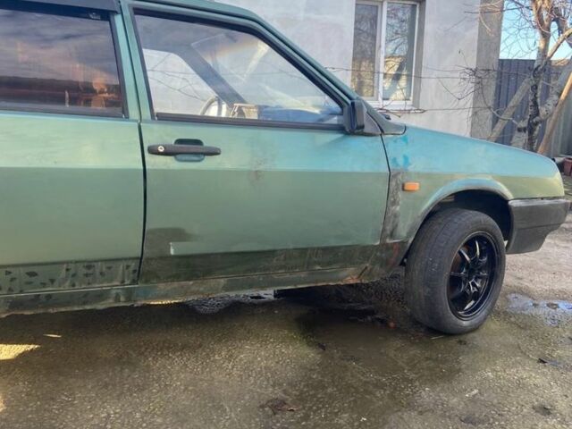 Зеленый ВАЗ 21099, объемом двигателя 1.5 л и пробегом 300 тыс. км за 1250 $, фото 7 на Automoto.ua