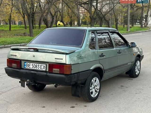 Зеленый ВАЗ 21099, объемом двигателя 1.5 л и пробегом 275 тыс. км за 2000 $, фото 12 на Automoto.ua