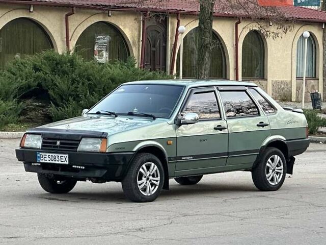 Зеленый ВАЗ 21099, объемом двигателя 1.5 л и пробегом 275 тыс. км за 2000 $, фото 1 на Automoto.ua