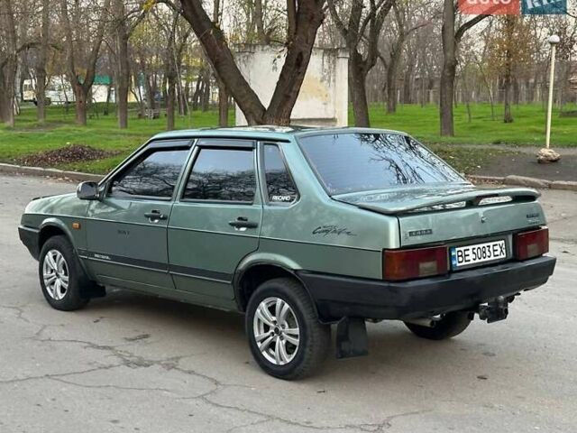 Зеленый ВАЗ 21099, объемом двигателя 1.5 л и пробегом 275 тыс. км за 2000 $, фото 10 на Automoto.ua