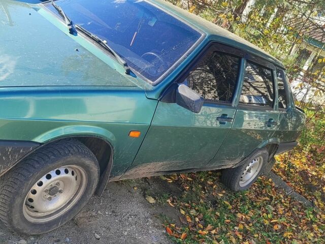 Зелений ВАЗ 21099, об'ємом двигуна 1.5 л та пробігом 134 тис. км за 1100 $, фото 4 на Automoto.ua