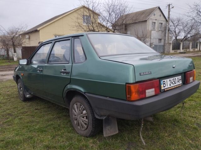 Зеленый ВАЗ 21099, объемом двигателя 1.5 л и пробегом 216 тыс. км за 1800 $, фото 5 на Automoto.ua