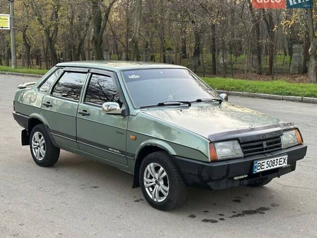 Зеленый ВАЗ 21099, объемом двигателя 1.5 л и пробегом 275 тыс. км за 2000 $, фото 4 на Automoto.ua