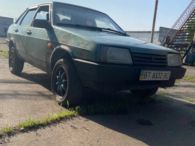 Зеленый ВАЗ 21099, объемом двигателя 1.5 л и пробегом 200 тыс. км за 45000 $, фото 1 на Automoto.ua