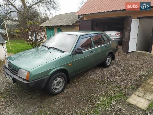 Зеленый ВАЗ 21099, объемом двигателя 1.6 л и пробегом 185 тыс. км за 2200 $, фото 5 на Automoto.ua