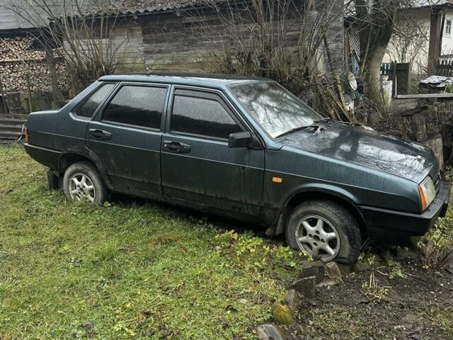 Зеленый ВАЗ 21099, объемом двигателя 1.5 л и пробегом 280 тыс. км за 1200 $, фото 3 на Automoto.ua