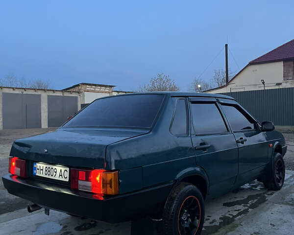 Зеленый ВАЗ 21099, объемом двигателя 1.6 л и пробегом 193 тыс. км за 2300 $, фото 1 на Automoto.ua