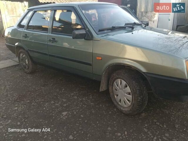 Зелений ВАЗ 21099, об'ємом двигуна 1.6 л та пробігом 298 тис. км за 1590 $, фото 1 на Automoto.ua