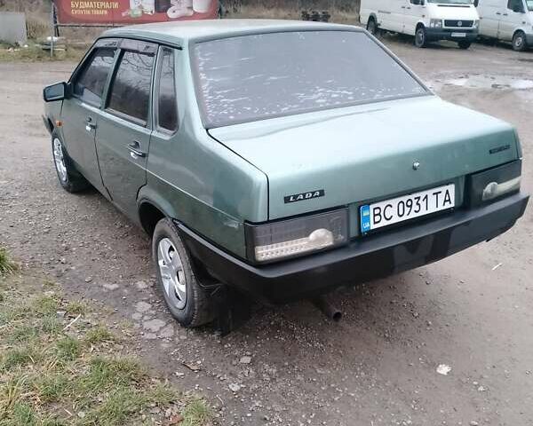 Зеленый ВАЗ 21099, объемом двигателя 1.6 л и пробегом 235 тыс. км за 1450 $, фото 3 на Automoto.ua