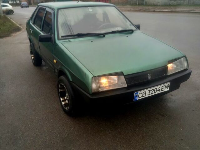 Зеленый ВАЗ 21099, объемом двигателя 1.6 л и пробегом 197 тыс. км за 1300 $, фото 9 на Automoto.ua