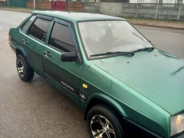 Зеленый ВАЗ 21099, объемом двигателя 1.6 л и пробегом 197 тыс. км за 1300 $, фото 6 на Automoto.ua