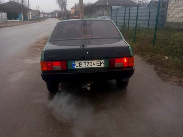 Зеленый ВАЗ 21099, объемом двигателя 1.6 л и пробегом 197 тыс. км за 1300 $, фото 7 на Automoto.ua