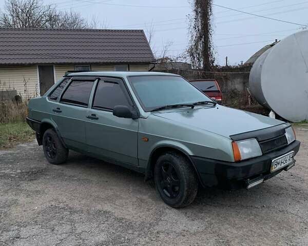 Зеленый ВАЗ 21099, объемом двигателя 1.6 л и пробегом 203 тыс. км за 2000 $, фото 5 на Automoto.ua