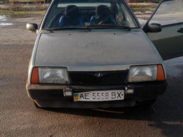 Зеленый ВАЗ 21099, объемом двигателя 2 л и пробегом 123 тыс. км за 1085 $, фото 1 на Automoto.ua