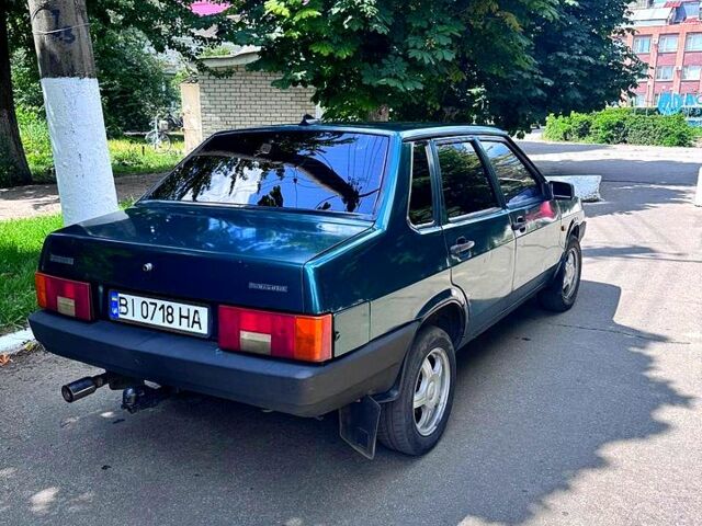Зеленый ВАЗ 21099, объемом двигателя 1.6 л и пробегом 0 тыс. км за 2100 $, фото 4 на Automoto.ua