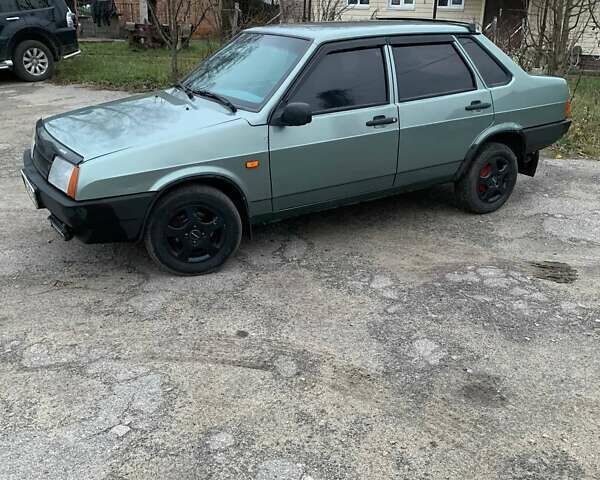 Зеленый ВАЗ 21099, объемом двигателя 1.6 л и пробегом 203 тыс. км за 2000 $, фото 6 на Automoto.ua