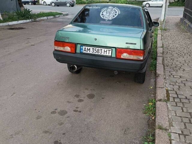 Зеленый ВАЗ 21099, объемом двигателя 1.6 л и пробегом 240 тыс. км за 1600 $, фото 1 на Automoto.ua