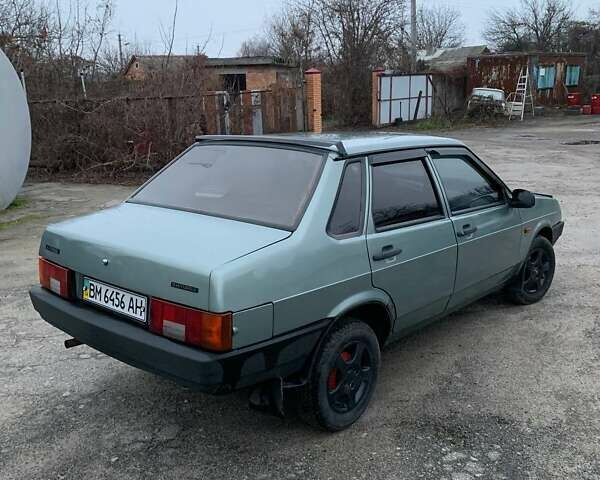 Зеленый ВАЗ 21099, объемом двигателя 1.6 л и пробегом 203 тыс. км за 2000 $, фото 4 на Automoto.ua