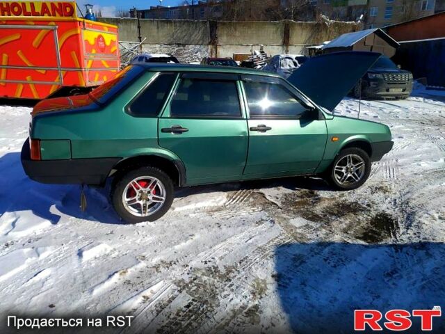 Зеленый ВАЗ 21099, объемом двигателя 1.6 л и пробегом 160 тыс. км за 2300 $, фото 2 на Automoto.ua
