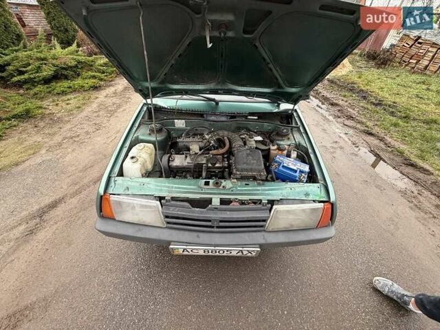 Зеленый ВАЗ 21099, объемом двигателя 1.6 л и пробегом 185 тыс. км за 1500 $, фото 8 на Automoto.ua