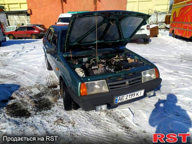 Зеленый ВАЗ 21099, объемом двигателя 1.6 л и пробегом 160 тыс. км за 2300 $, фото 8 на Automoto.ua