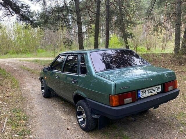 Зеленый ВАЗ 21099, объемом двигателя 1.6 л и пробегом 169 тыс. км за 1200 $, фото 5 на Automoto.ua