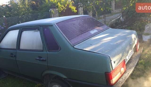 Зеленый ВАЗ 21099, объемом двигателя 1.6 л и пробегом 140 тыс. км за 2000 $, фото 1 на Automoto.ua
