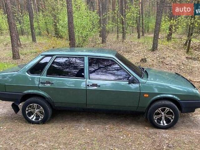 Зеленый ВАЗ 21099, объемом двигателя 1.6 л и пробегом 179 тыс. км за 1500 $, фото 1 на Automoto.ua