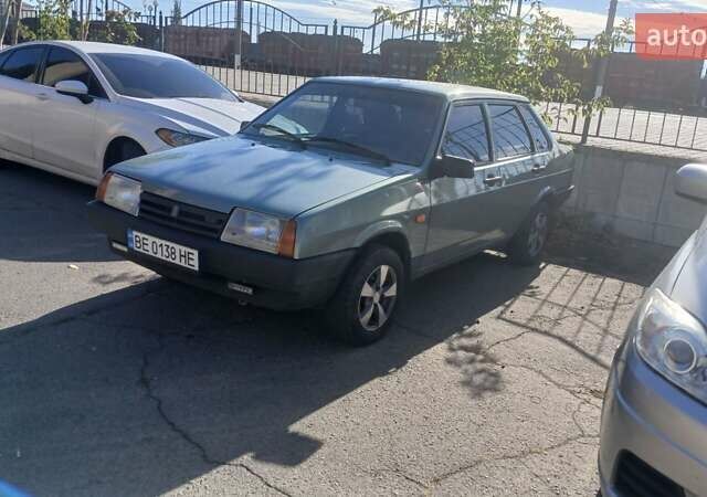 Зеленый ВАЗ 21099, объемом двигателя 1.6 л и пробегом 98 тыс. км за 2350 $, фото 9 на Automoto.ua