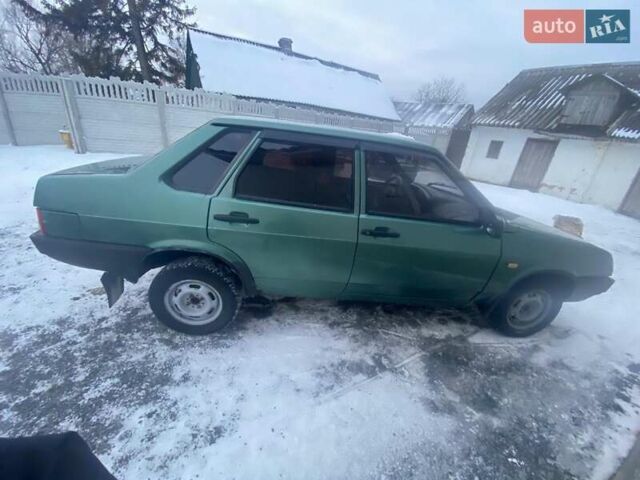 Зелений ВАЗ 21099, об'ємом двигуна 1.6 л та пробігом 158 тис. км за 1299 $, фото 1 на Automoto.ua