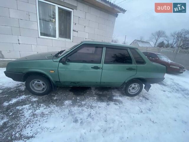 Зелений ВАЗ 21099, об'ємом двигуна 1.6 л та пробігом 158 тис. км за 1299 $, фото 2 на Automoto.ua