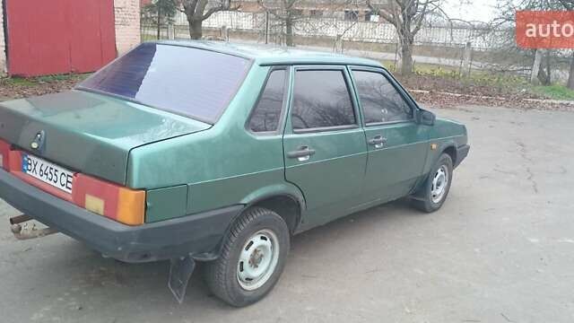 Зелений ВАЗ 21099, об'ємом двигуна 1.6 л та пробігом 180 тис. км за 1600 $, фото 1 на Automoto.ua