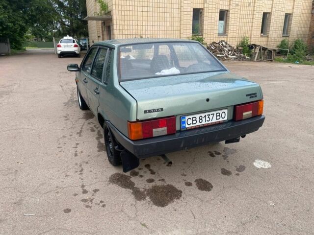Зеленый ВАЗ 21099, объемом двигателя 1.6 л и пробегом 276 тыс. км за 1200 $, фото 1 на Automoto.ua