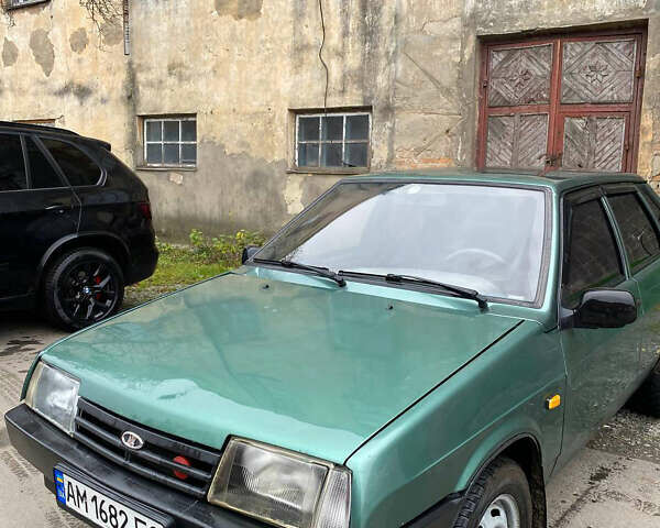 Зеленый ВАЗ 21099, объемом двигателя 1.6 л и пробегом 153 тыс. км за 1450 $, фото 1 на Automoto.ua