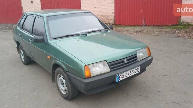 Зелений ВАЗ 21099, об'ємом двигуна 1.6 л та пробігом 180 тис. км за 1600 $, фото 7 на Automoto.ua