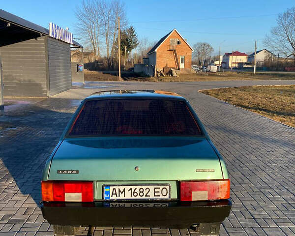 Зелений ВАЗ 21099, об'ємом двигуна 1.6 л та пробігом 153 тис. км за 1450 $, фото 2 на Automoto.ua